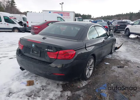 2018 BMW 430I z USA, uszkodzony, nr VIN WBA4Z1C5XJEC60804